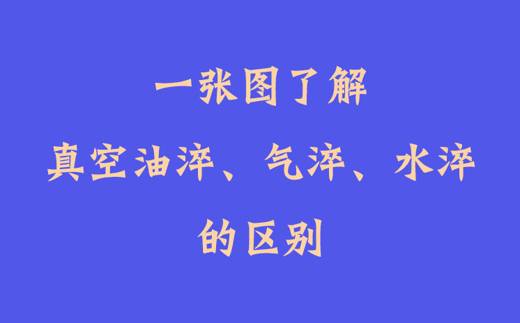 一張圖了解真空油淬、氣淬、水淬的區(qū)別